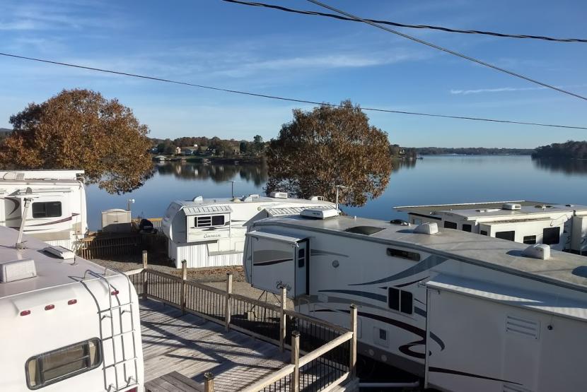 View of RVs