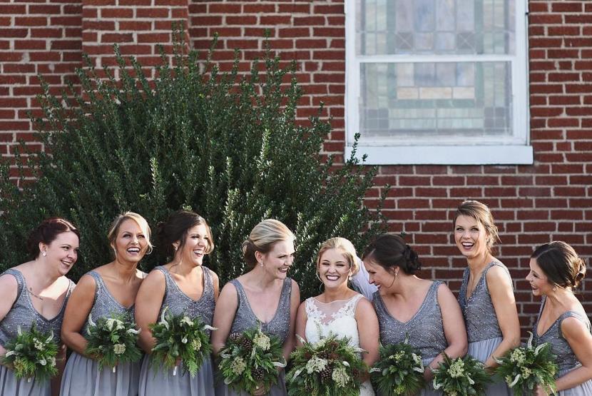 Bride and Bridesmaids flowers