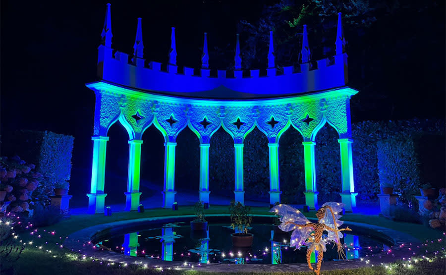 The Enchanted Garden by Night