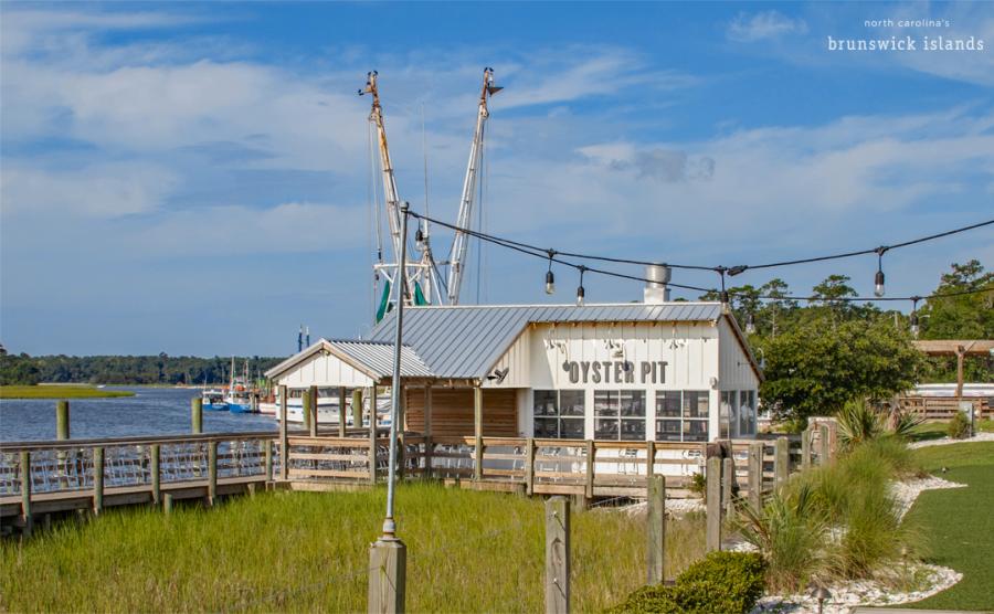 The Oyster Pit at Oyster Rock in Calabash, NC.