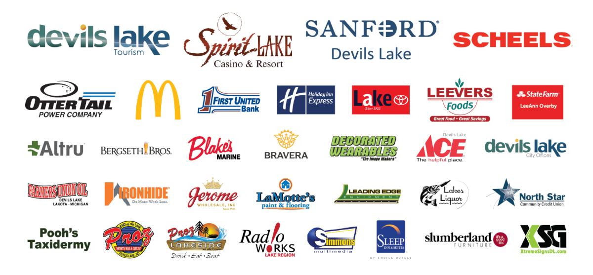 2026 Sponsor Logos Walleye Tournament