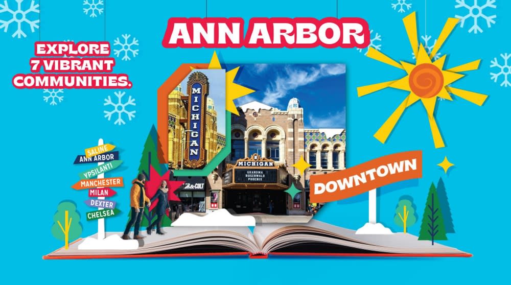 Ann Arbor interactive exhibit graphic