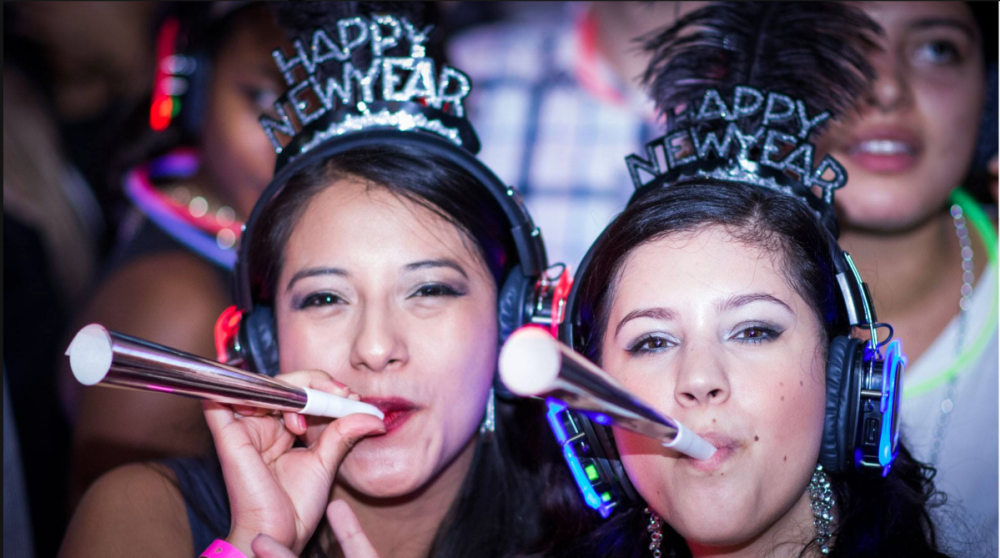 Silent Disco NYE. Courtesy of The Belmont.