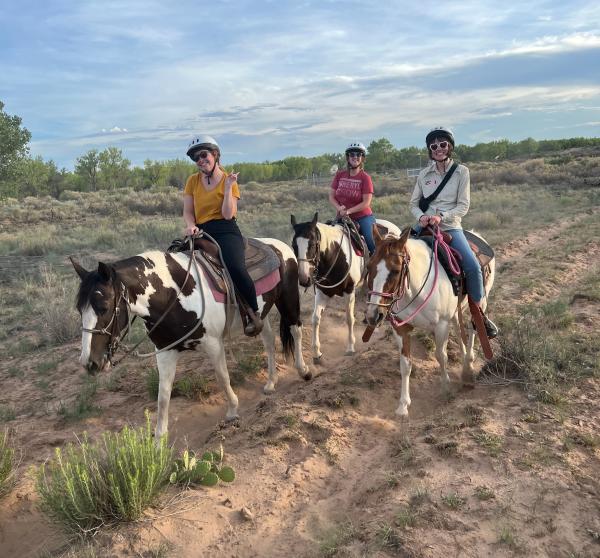 Riding Horses at The Stables at Tamaya