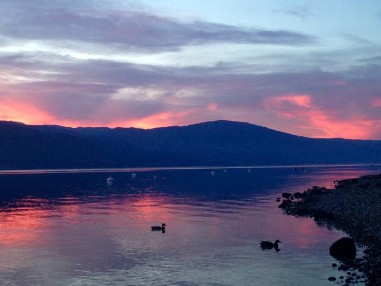 Lakeside Sunet