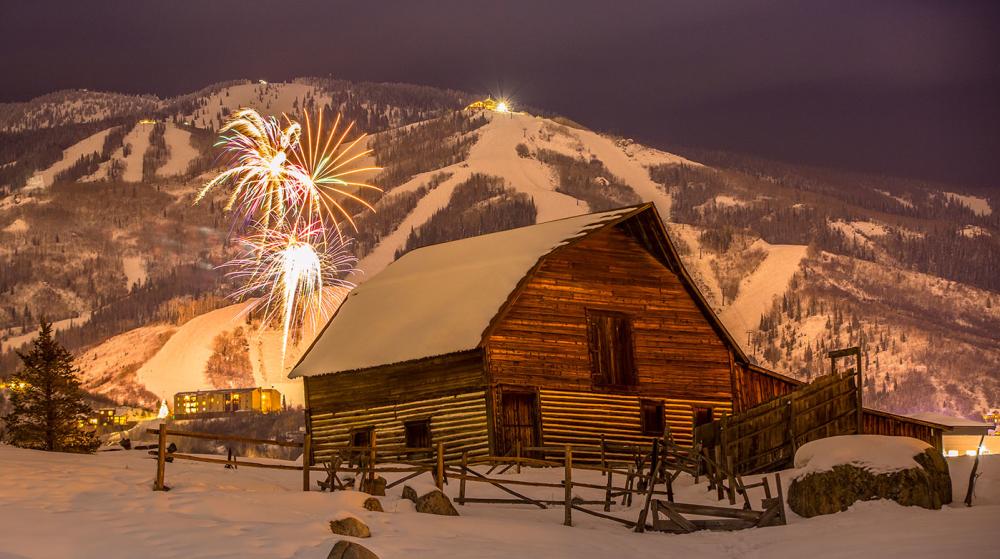 Winter Barn Fireworks Wetzel 2019