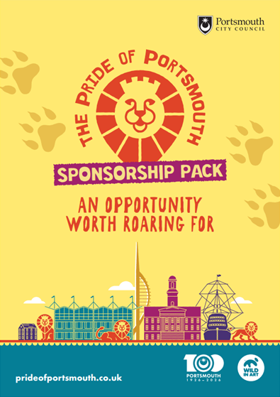 Front cover for the Pride of Portsmouth sponsorship pack