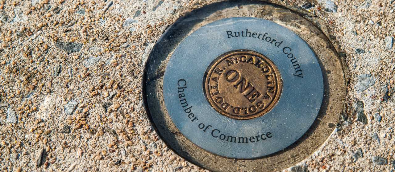 Rutherford County Gold Stamp}