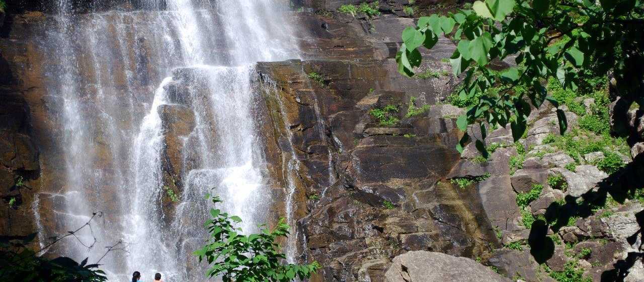 Hickory Nut Falls at Chimney Rock State Park}