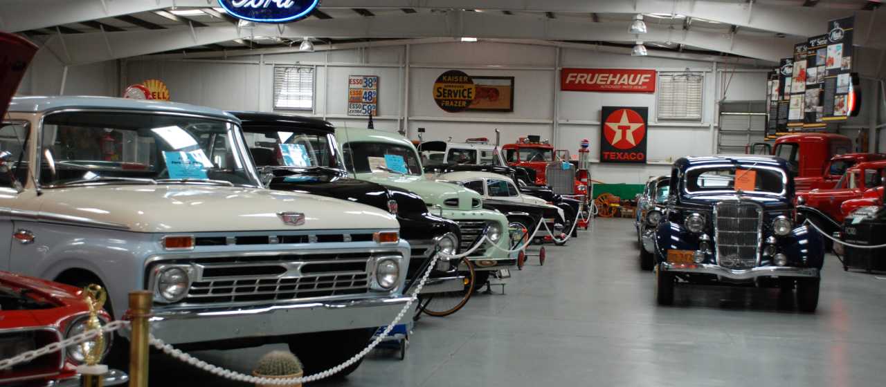 Classic cars are on display at the Bennett's Classics Antique Car Museum in Rutherford County.}