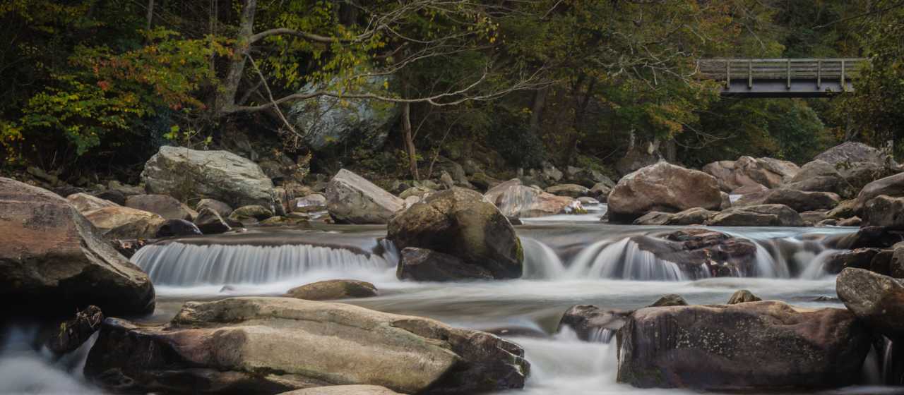 Rocky Broad River, Chimney Rock, NC}