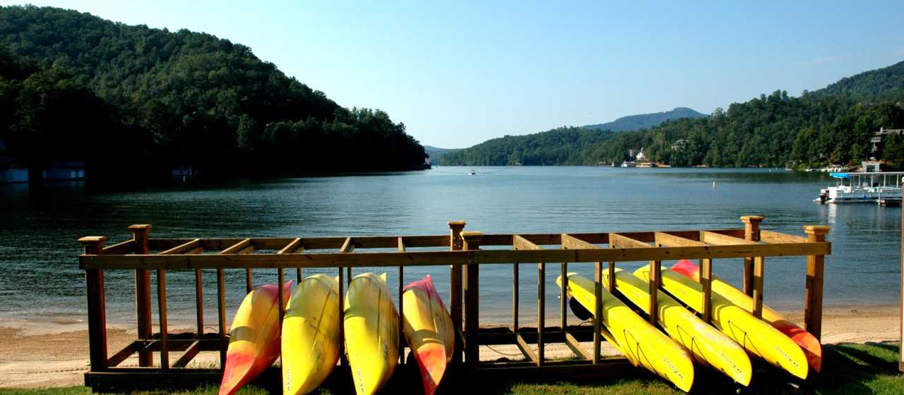 Rumbling Bald Resort Beach}