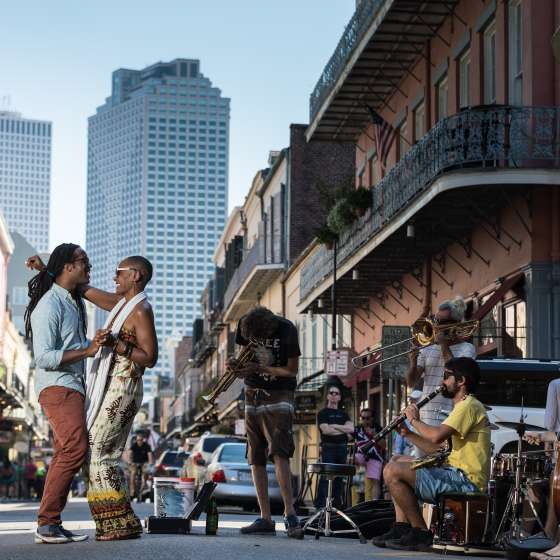 Dancing in the French Quarter