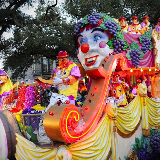 Desfile de Baco en Mardi Gras