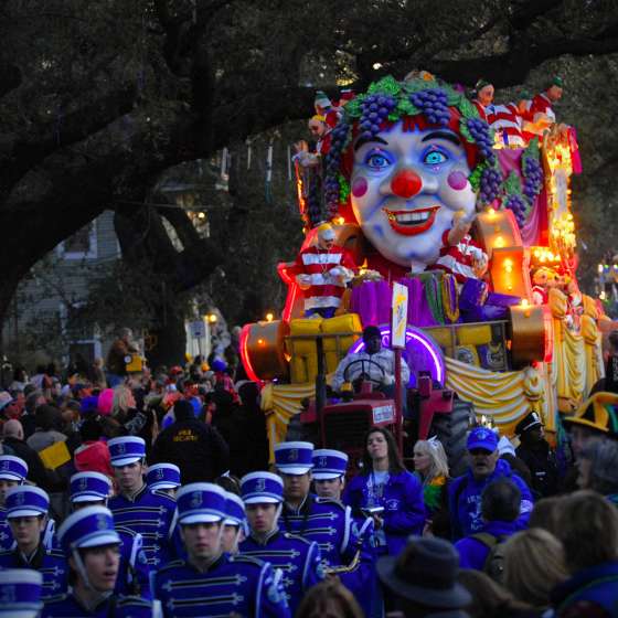 Desfile de Mardi Gras Bacchus