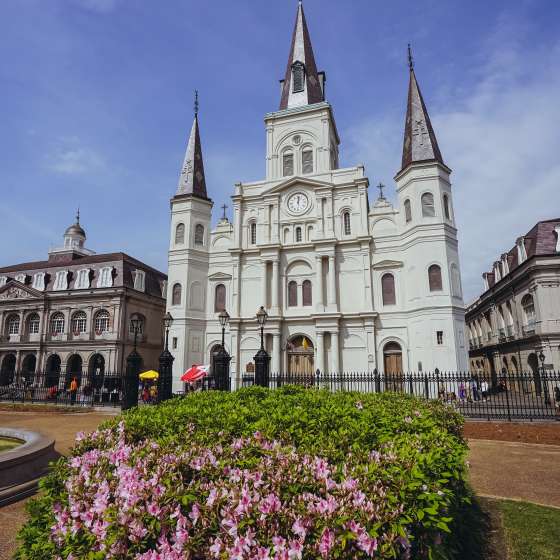Jackson Square – St. Louis Cathedral – Frühling