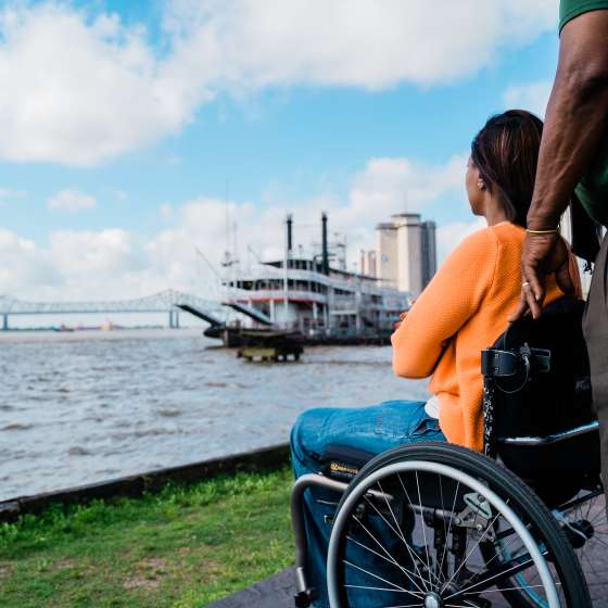 Accessibilité des fauteuils roulants à la Nouvelle-Orléans