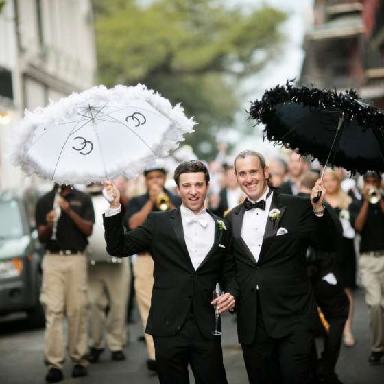 gay wedding in the French Quarter