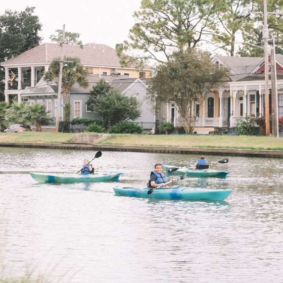 Kayaking on Bayou St. John