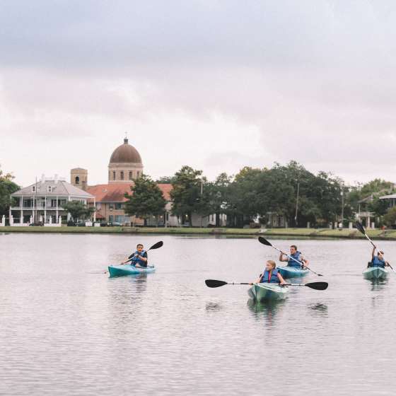 Kayaking on Bayou St.