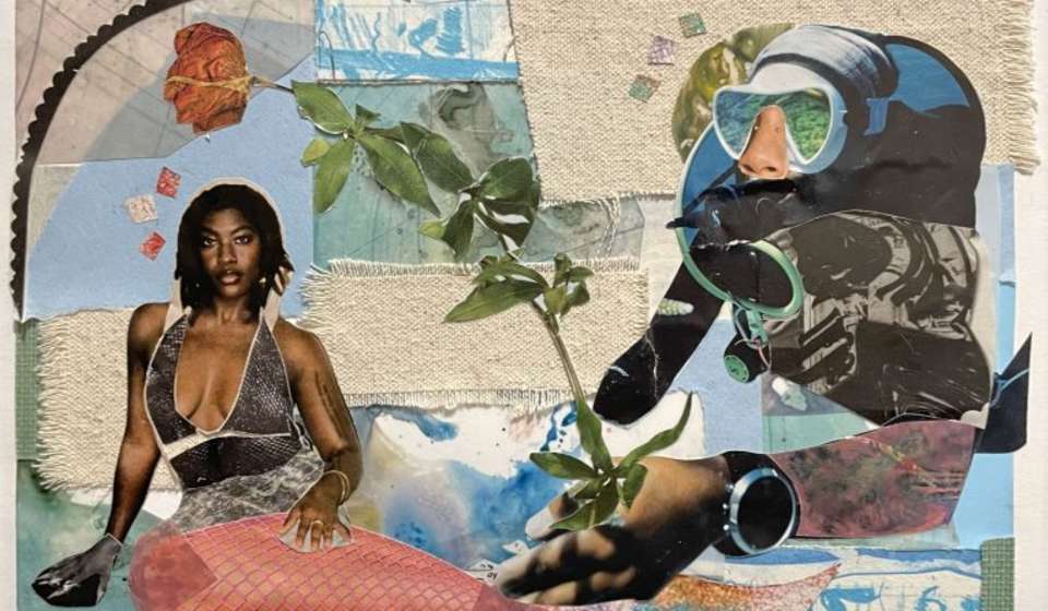 Camryn Brown, Untitled, 2024, Collage, Xavier University of Louisiana