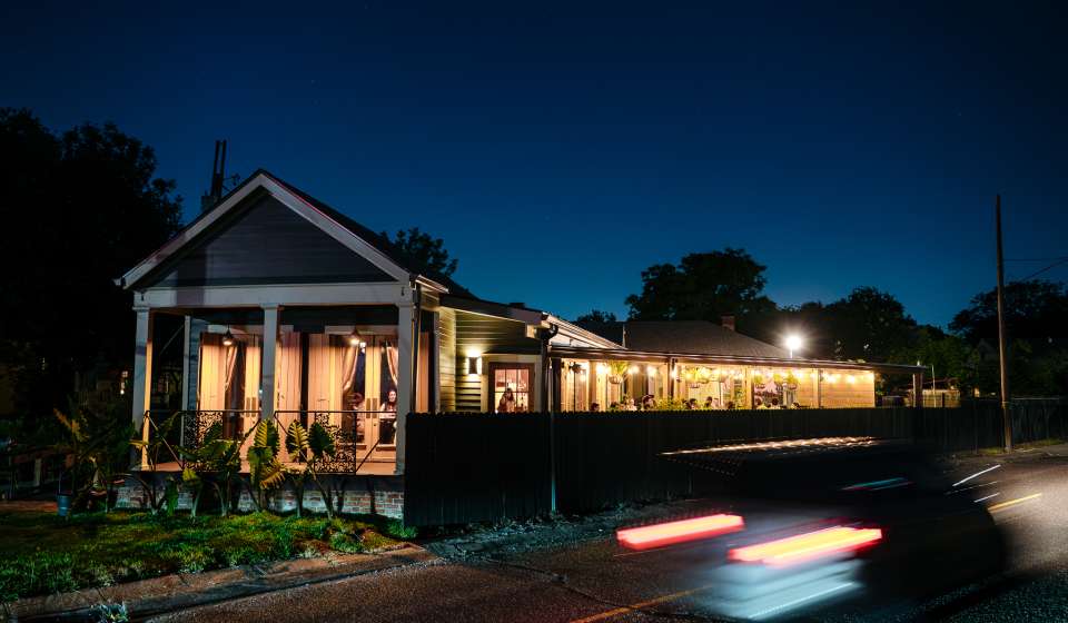 An exterior photo of Dakar New Orleans, a Sengelese restaurant in Uptown New Orleans,