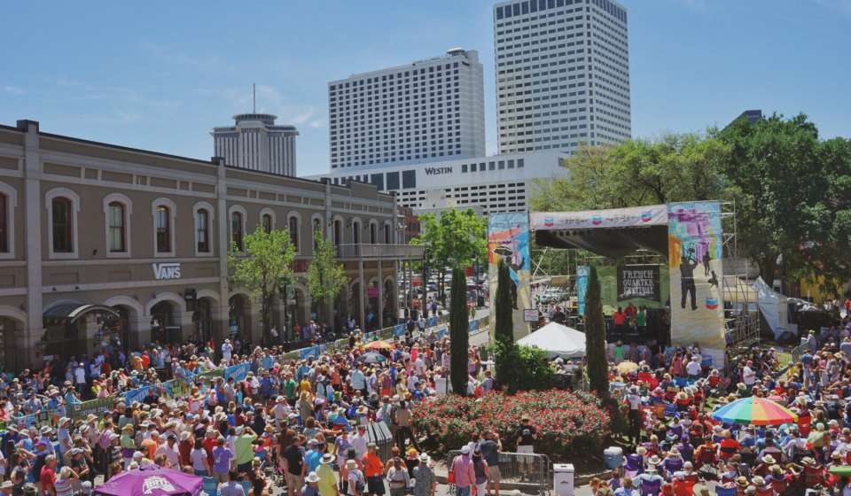 French Quarter Festival Stage
