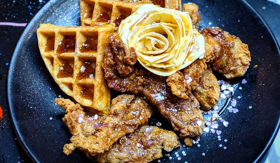 Glitter Chicken & Waffles  - Jack Rose