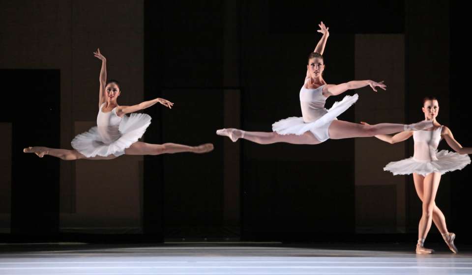 Artists of Houston Ballet in Stanton Welch’s Velocity.