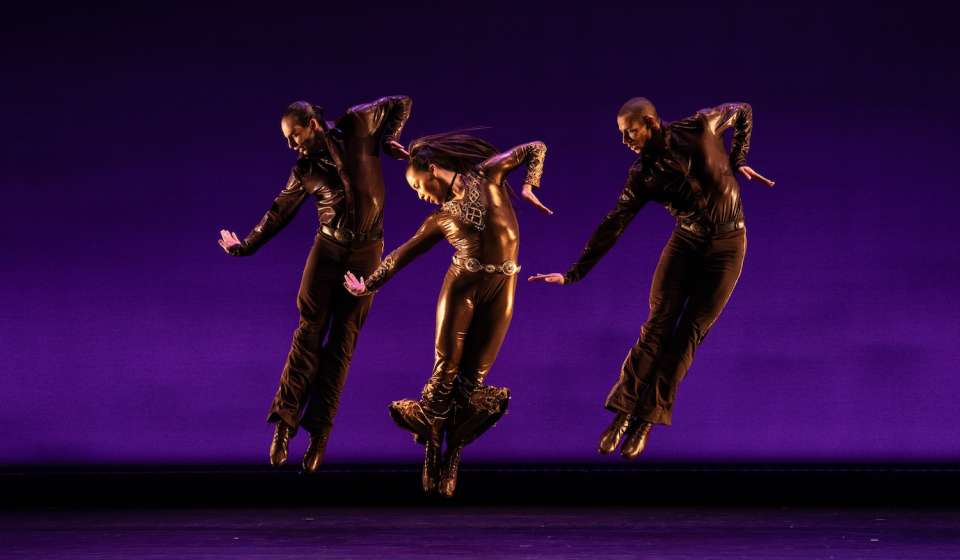 Hubbard Street Dancers Aaron Choate, Cyrie Topete, Dominick Brown in 'Sweet Gwen Suite' by Bob Fosse and Gwen Verdon