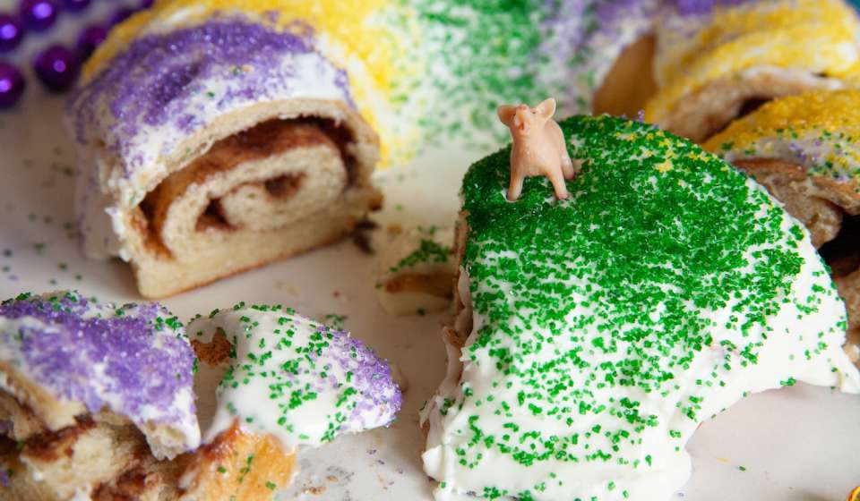 King cake from La Boulangerie