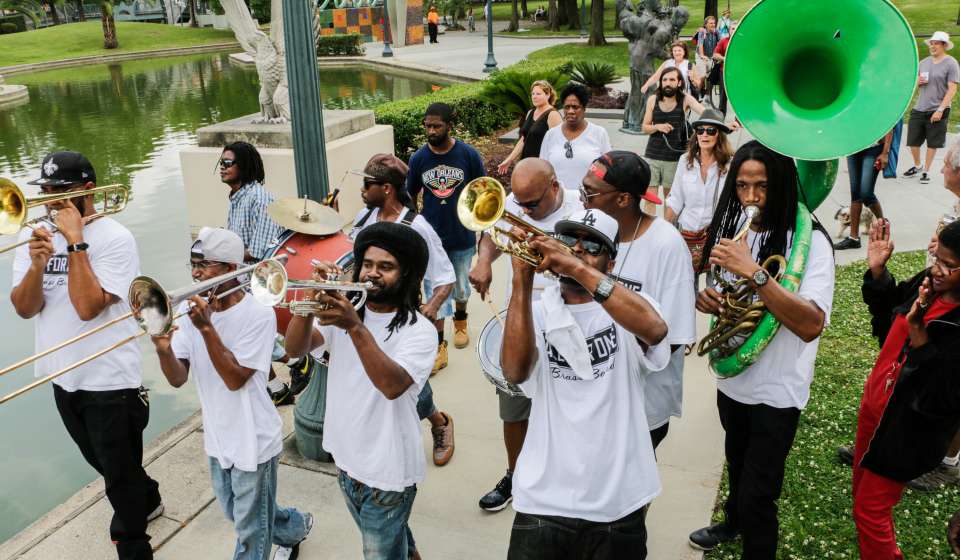 Jazz in the Park Second Line