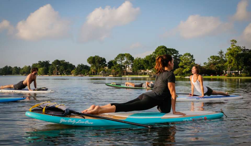 Yoga Paddle Boarding Class-Nola Paddleboards