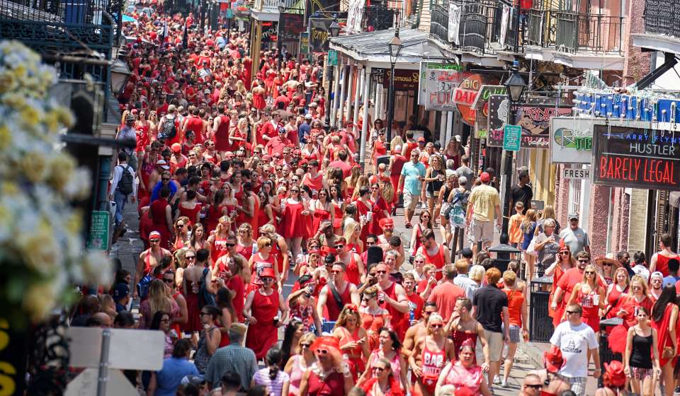Red Dress Run 2015 - Bourbon Street