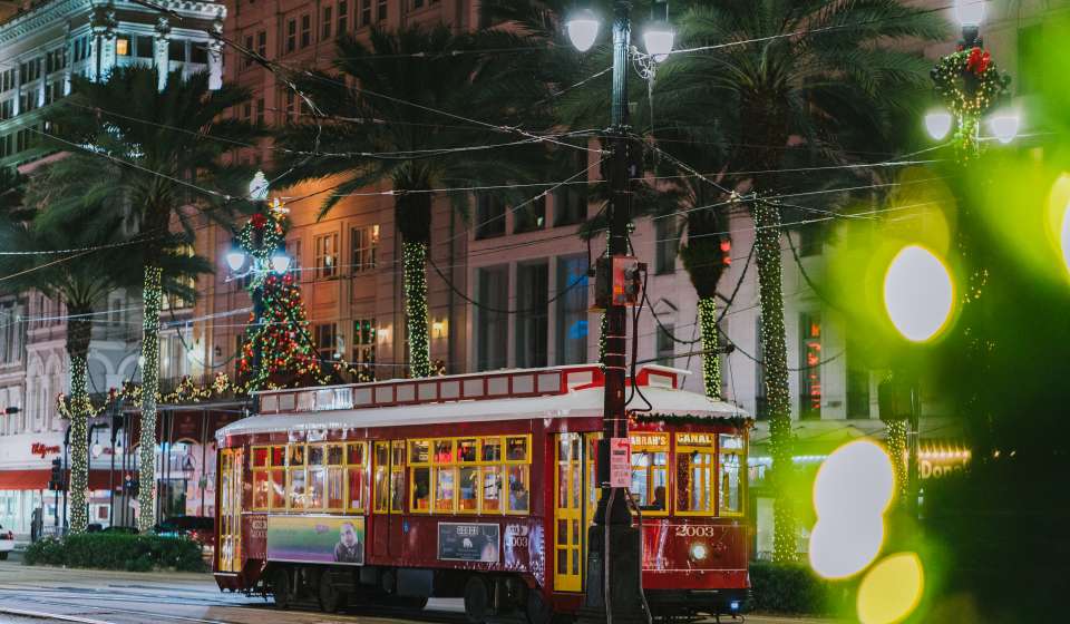 Canal Street Christmas - Canal Streetcar - 2016