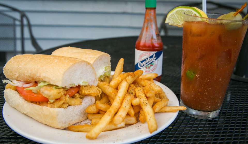 Dry Dock Cafe- Shrimp Poboy