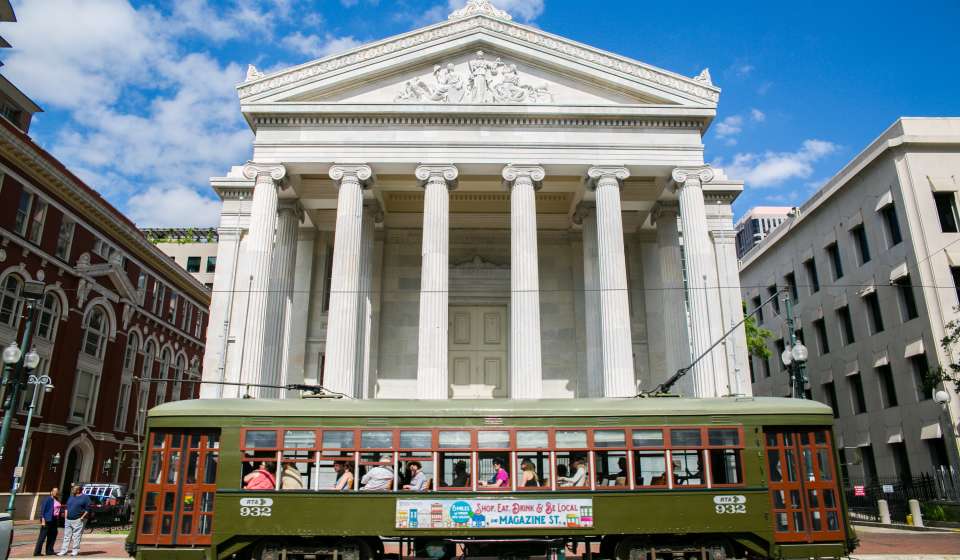 Gallier Hall- Central Business District- Streetcar
