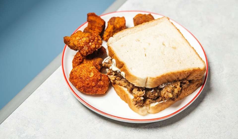 The Nicky (Boudin Sandwich) with Cracklins - Best Stop