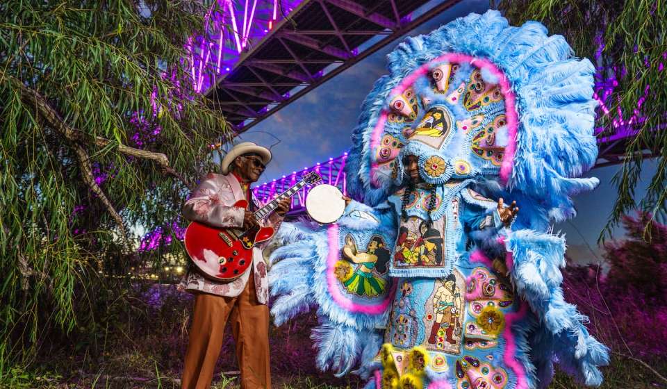 Little Freddie King and Big Chief Juan Pardo for COLORS