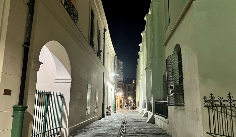 Pirate's Alley at Night
