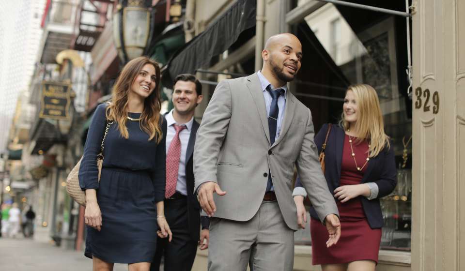 Professionals on Royal St.