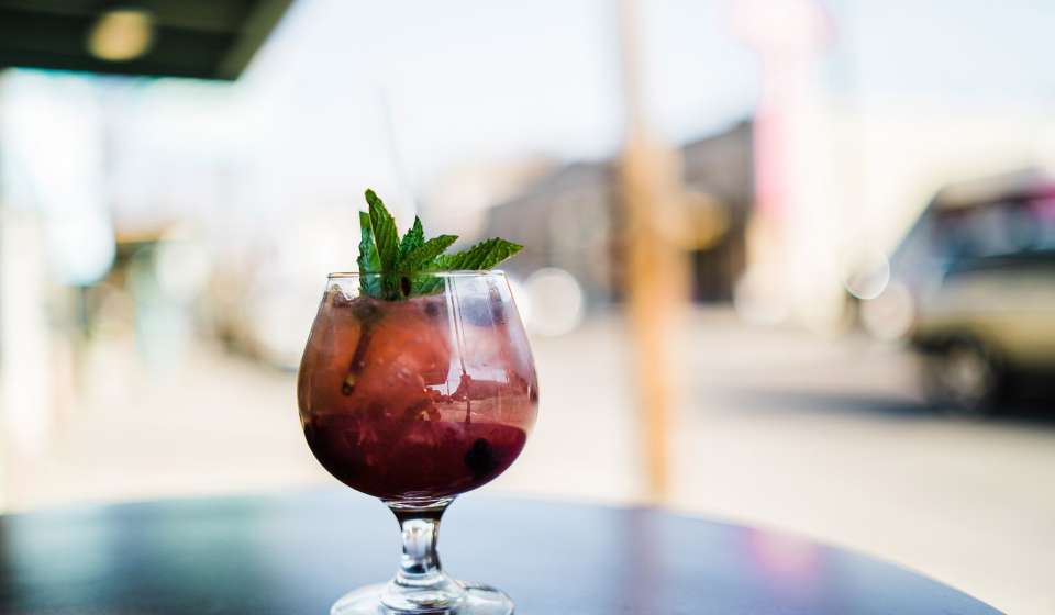 Blueberry Mojito at St. Joe’s Bar