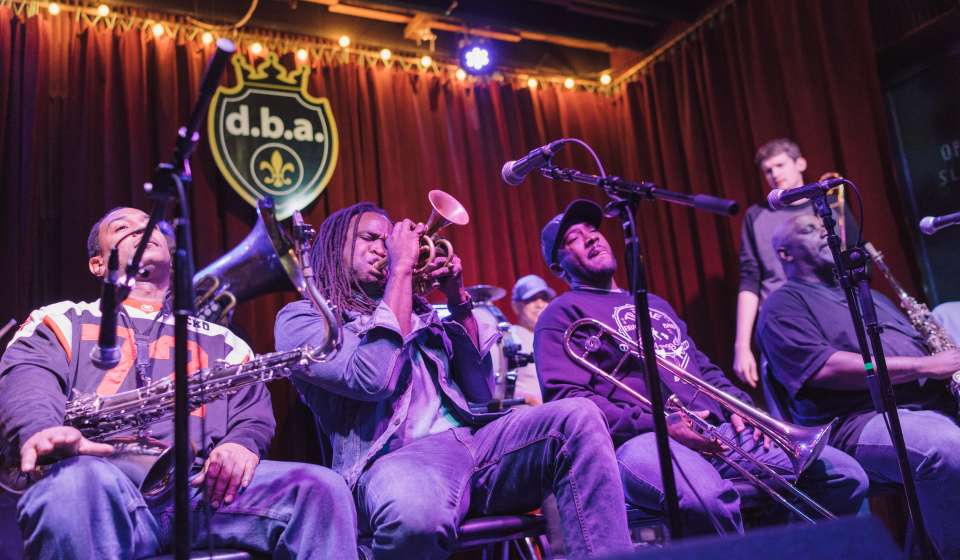 Treme Brass Band at d.b.a.