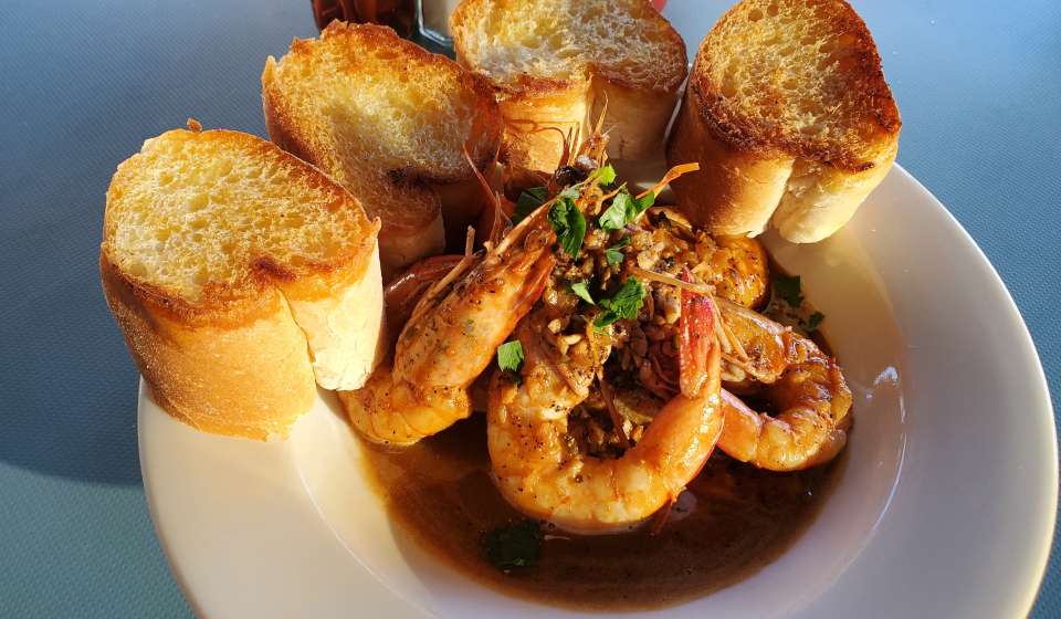 BBQ Shrimp - High Hat Cafe