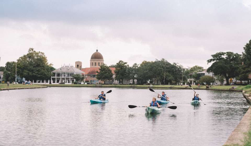 Kayaking on Bayou St.