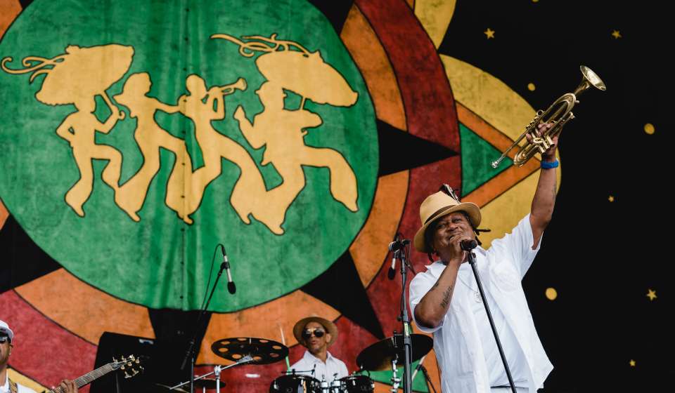 Kermit Ruffins at Jazz Fest