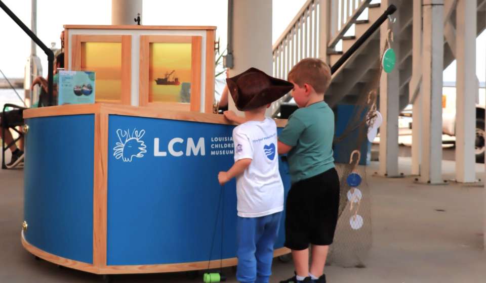 Steward’s Ship is a new, mobile exhibit from Louisiana Children's Museum, docking at LCM this August. Visit lcm.org/stewards-ship to learn about Living With Water!