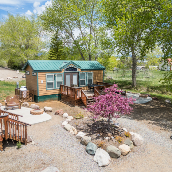 Cabin In Spring
