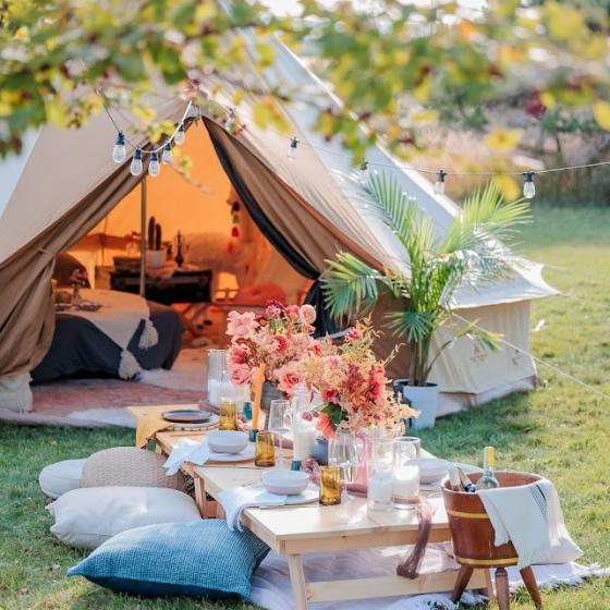 Romantic Glamping Getaway