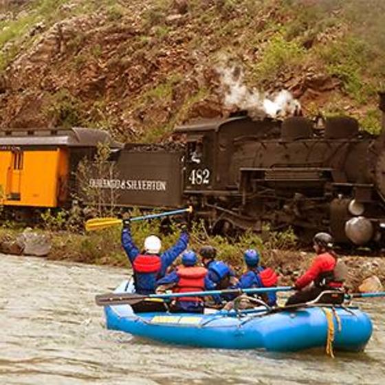 Durango Train Raft & Rail Package